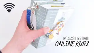 Schaut mal: MAXI Mini Album Online Kurs - lasst uns zusammen kreativ sein! ✂