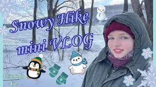 SNOW hike mini VLOG