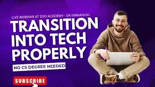 How to Transition Into Tech With or Without Computer Science Background - Olawuni Emmanuel Kayode