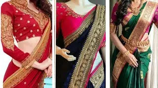 Latest Fancy Saree Designs Ideas 2021-2022 // New Beautiful Saree Designs Collection