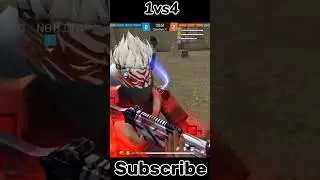 1vs4 Destroyed in Second 🔥UMP God🤯 #shorts #mctgaming