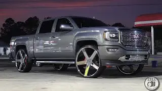 Installing Roof Spoiler On 2018 GMC Denali on 30’s Dub Ballers