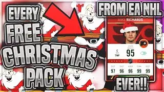 EVERY FREE CHRISTMAS PACK FROM EA NHL EVER!