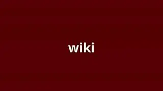 what is the meaning of wiki