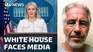 LIVE: Trump's Press Secretary faces questions over bombshell Epstein emails | ITV News