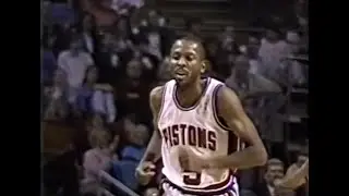 Darrell Walker (Pistons) - 15 Points, 9 Rebounds, 2 Steals vs. Jazz (1991)