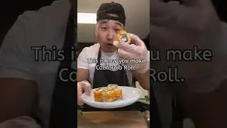 How to Make California Roll Sushi 🦀🥑🍣!! #shorts