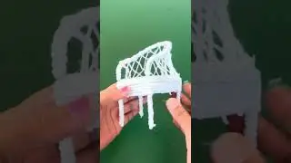 How to make beautiful mini chair #video #diycrafts 