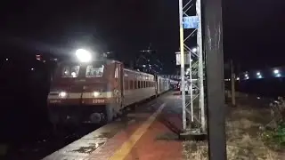 20112 Konkan Kanya Express 🔥 Depart Ratnagiri Railway Station.