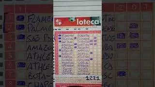 LOTECA 1221 PALPITES !