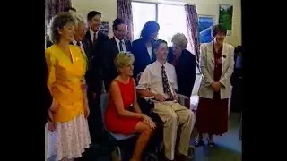 Diana, Princess of Wales, with Ben Robertson / 3 Nov. 1996 (News coverage)