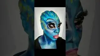BERRY ALIEN 👽 13/13 Days of BERRYWEEN #halloween #spookyszn #alien #makeup #artist