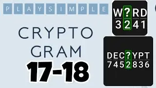PlaySimple CRYPTOGRAM level 17 18