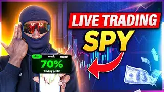 70% Gain in 40 minutes Live Trading SPY Using Market Structure Strategy (Options Trading)