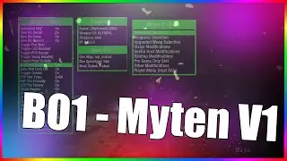 BO1 - Myten V1 Multiplayer & Zombies HOST + OFFHOST MOD MENU (All Client) JTAG/RGH