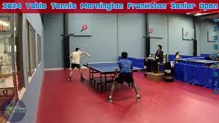 Sajith (1980) vs Anthony (1676) 🏓 Highlights 🏓 2024 Table Tennis Mornington Frankston Senior Open