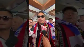 Newly inducted Deputy CM of Manipur. L. Dikho arrived at the airport