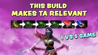 THIS BUILD MAKES TA RELEVANT | 1 VS 5 CARRY TA GAME