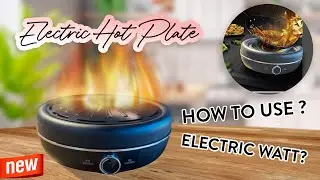 Electric Hot Plate - No Gas No Worries - Portable Stove - Golden Fuji