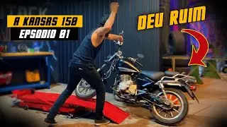 ⚠️ MOTOCK GARAGE - Customizando a Dafra Kansas 150 do Zero - EP. 01 | PILOTO