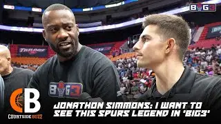 Jonathon Simmons on playing under Gregg Popovich & what Spurs legend he wants to see in the 'BIG3'