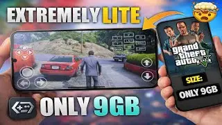 GTA 5 EXTREMELY LITE on Android 😱🔥| Just 9GB | GAMEHUB / WINLATOR Emulator