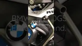 BMW R 1200GS. Exhaust Sound. Boxer Twin Engine