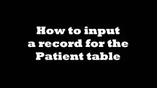 Tables with referential integrity (Final version)