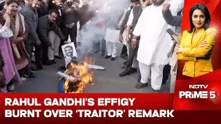 Rahul Vs BJP | Rahul Gandhi Remark Sparks Protests In Amritsar, Effigies Burnt