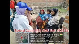 Special Camp NSS AMU Unit 2K25-26, Aligarh Muslim University, Aligarh 