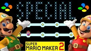 Super Mario World.: Special World Remade in Super Mario Maker 2