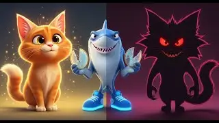 🔥 Fluffy Cat vs Tralalero The Mirror Showdown