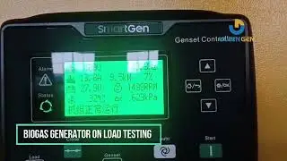Biogas generator 100kw on load testing for poultry farm #generatorset #gasgenerator #methanegas