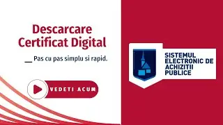 Descarcare Certificat Digital SEAP / SICAP (e-licitatie.ro), in doar 2 minute
