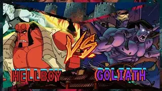 Hellboy (Animated) VS Goliath (Gargoyles)