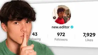 I WENT VIRAL ON A SECRET EDITING ACCOUNT