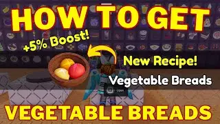 How To Make Vegetable Breads in Craft Food | Roblox