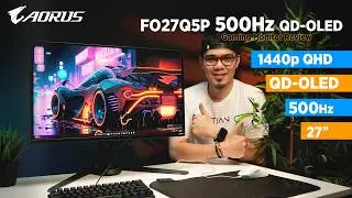 Лучший киберспортивный дисплей?! Обзор игрового монитора AORUS FO27Q5P 1440p 500 Гц QD-OLED