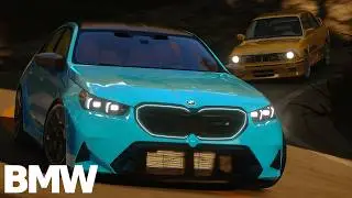 Modern Power VS Old lightweight | BMW M3 VS M5 Touge Race | Cinematic