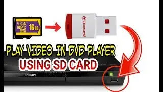 How to Play Video In DVD Player Using SD Card