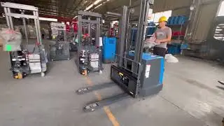Kinlift Forklift: Electric forklift product test drive