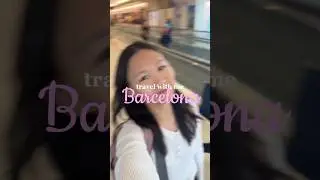 travel with me to Barcelona!✈️ sorry these vids have taken me so long😭 #fyp #travel #barcelona