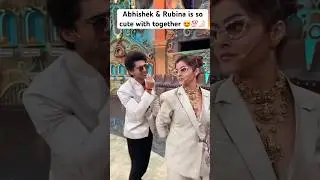 Abhishek Kumar & Rubina Dilaik is Looking So Cute Together 😍 on Pati Patni Aur Panga Sets