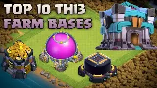 TOP 10 TH13 FARMING BASES LINK 2023||TH13 FARMING BASES WITH COPY LINK|th13 farm base link coc