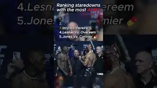 UFC staredowns with the most AURA!!
