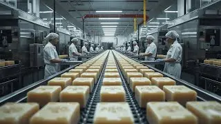 How Soap Is Made in Large Factories 🧼 | Modern Soap Manufacturing Process