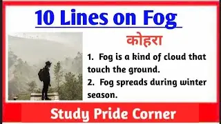 10 Lines on Fog | 10 Lines on Fog in English | Lines on Fog | Kohra Par 10 Lines