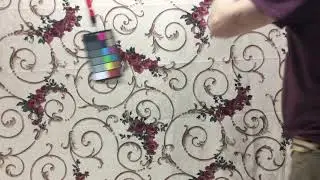 Waverly Palace Scroll in Claret Printed Upholstery Fabric