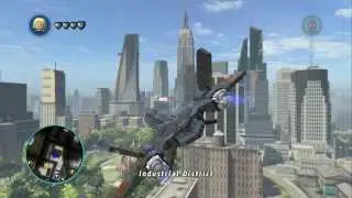 LEGO Marvel Super Heroes - Unlocking and Flying X-Jet (Vehicle Token Location)