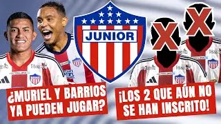 ¿MURIEL Y BARRIOS YA PUEDEN JUGAR CON JUNIOR? ¡Los 2 Que Aún No Han Inscrito! | #100Tiburon